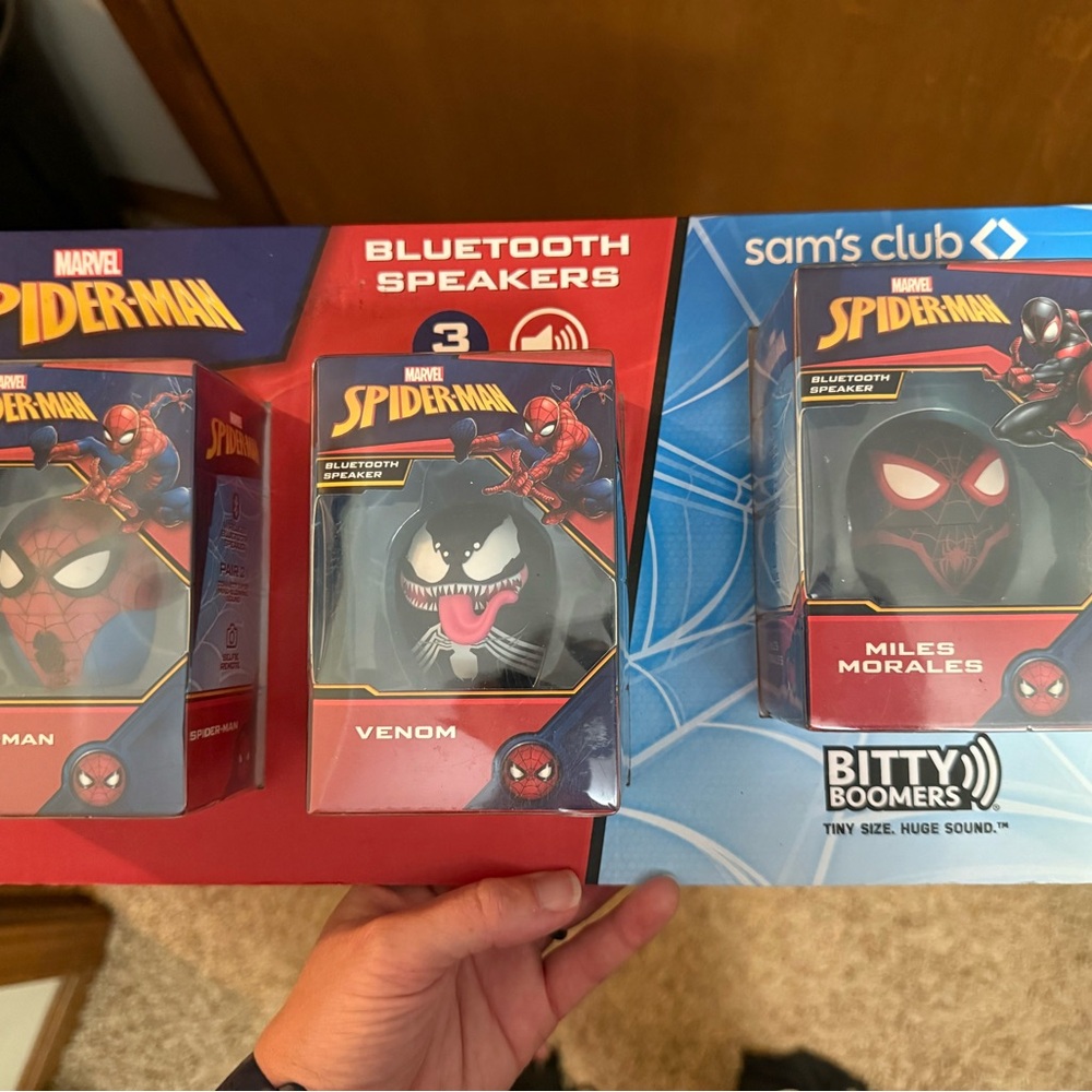 Marvel Spiderman Bluetooth Speaker set